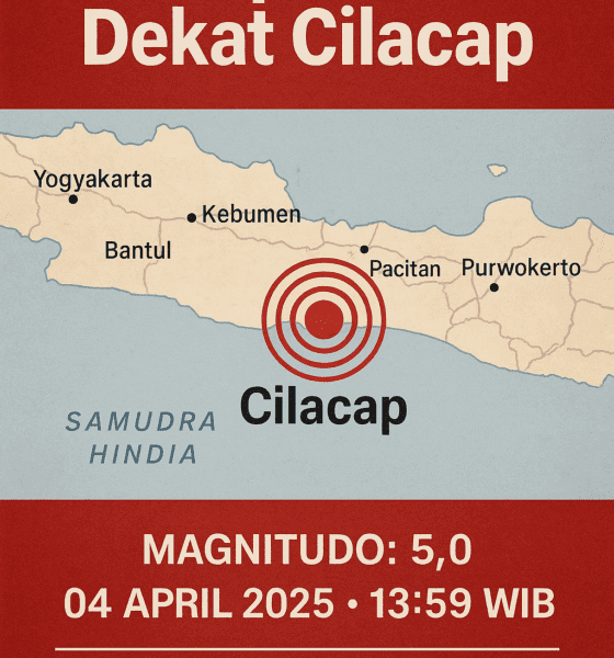 Gempa Mengguncang Cilacap