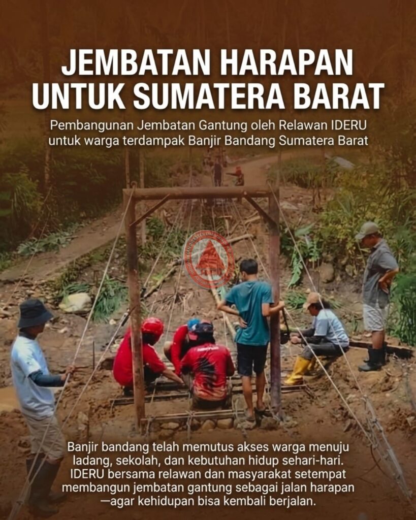 Bencana Banjir bandang Sumatera Laporan IDERU Rapid Response