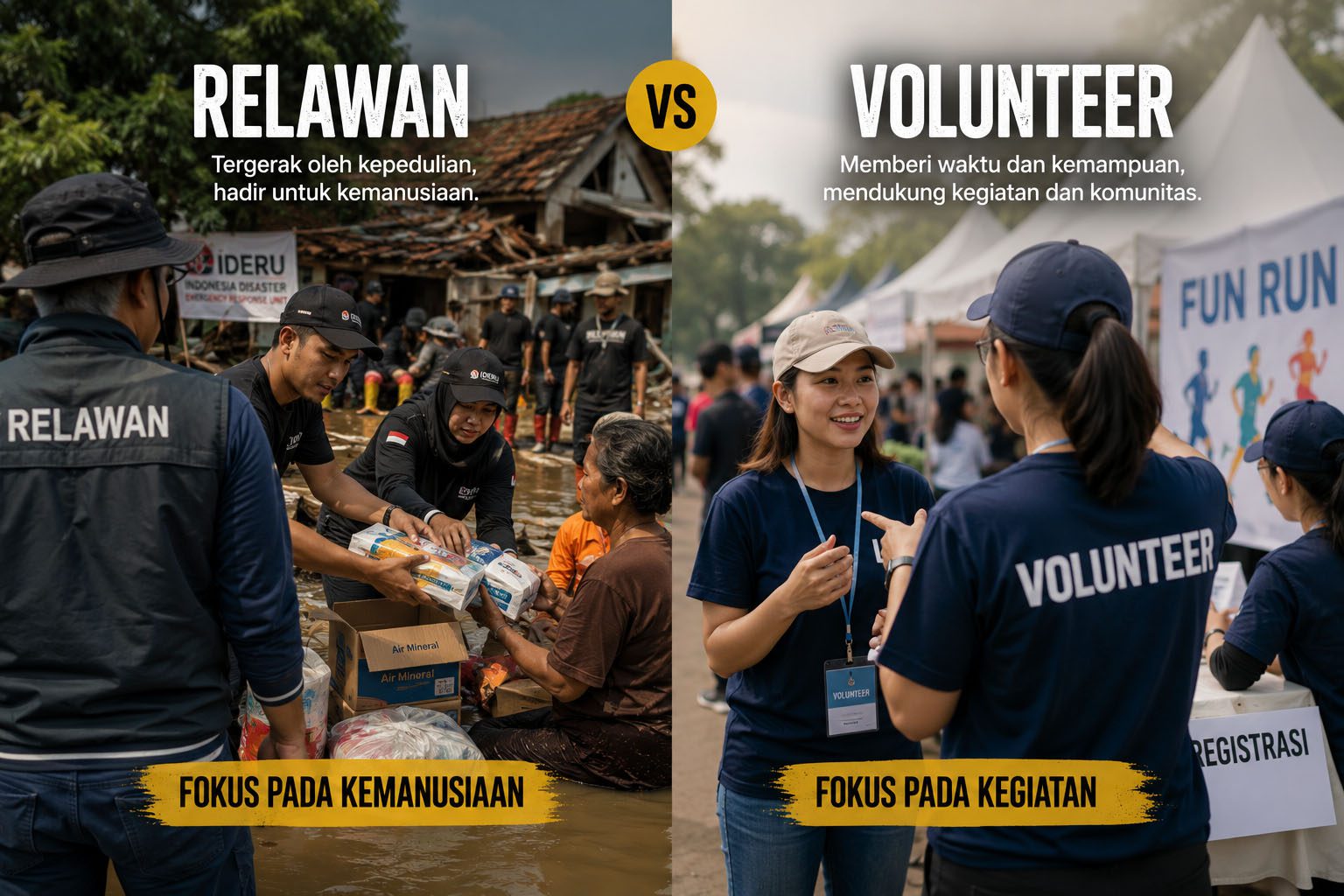 Apa Bedanya Relawan dan Volunteer