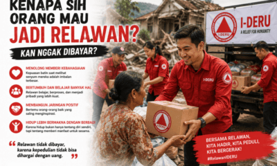Jadi relawan tidak dibayar