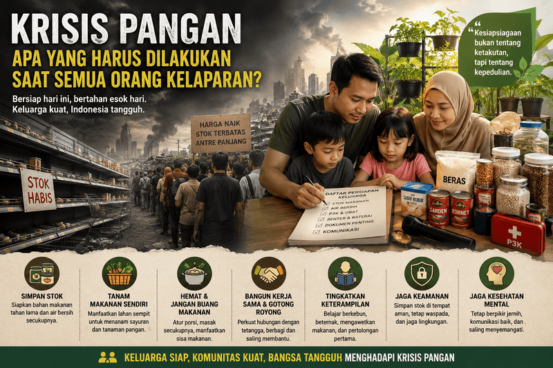 krisis pangan apa yang harus dilakukan