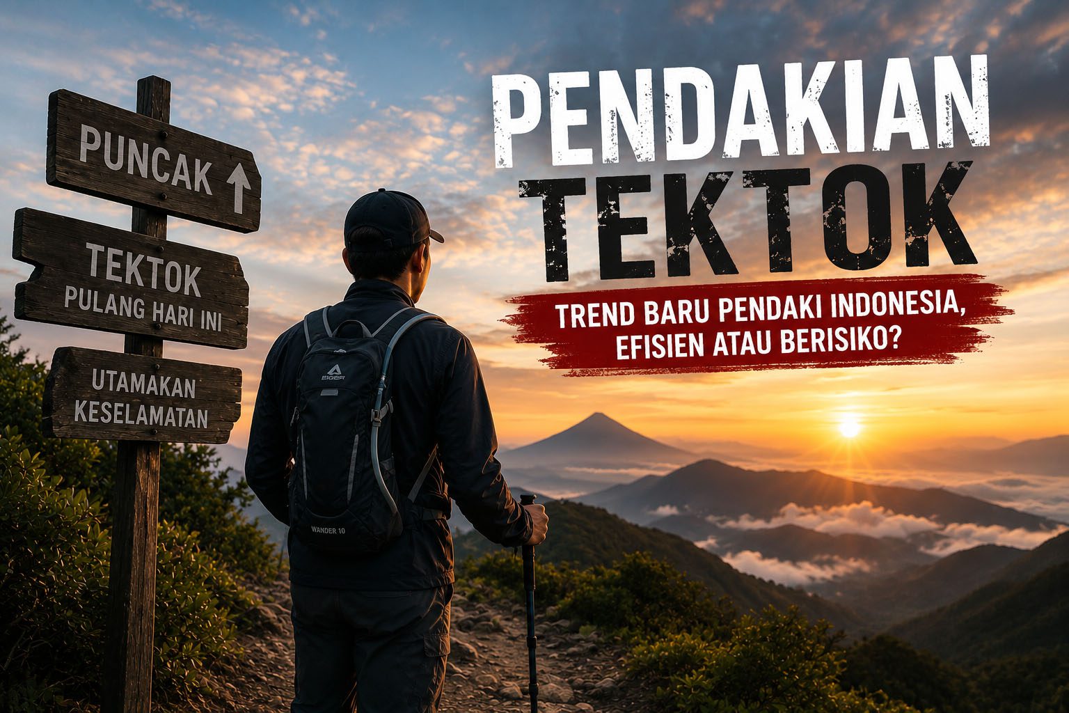 pendakian tektok